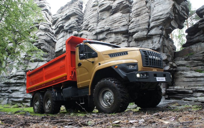 rock, 2016, Ural Next, dump trucks, Kraz