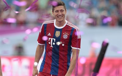 Le FC Bayern Munich, Robert Lewandowski, les stars du football, match, les footballeurs