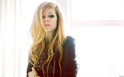 Avril Lavigne, superstars, singer, blonde, beauty