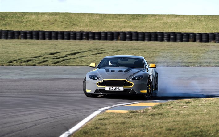 supercars, grift, 2017, Aston मार्टिन V12 सुविधाजनक एस, raceway