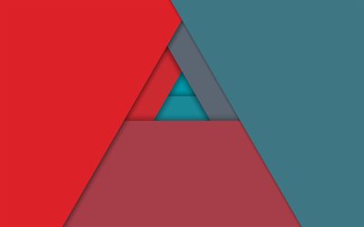 multicolore astrazione, il triangolo, il material design, design piatto, sfondo geometrico