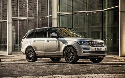 Land Rover, Range Rover Vogue, 2018, SV Otobiyografi, Gümüş lüks SUV, İngiliz otomobil