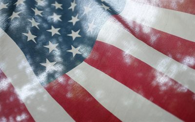 العلم الأمريكي, العلم الولايات المتحدة الأمريكية, الولايات المتحدة الأمريكية, أعلام, المنسوجات