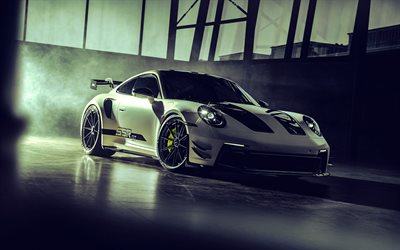Porsche 911 GT3 R SSR, 4k, supercars, 2023 cars, sportscars, HDR, german cars, Porsche