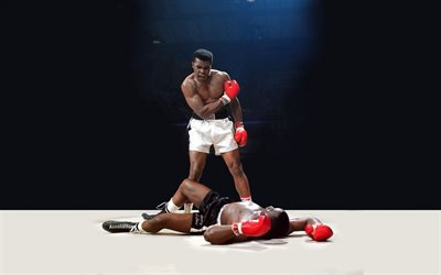 Muhammad Ali, boxeur de légende, huitièmes de finale