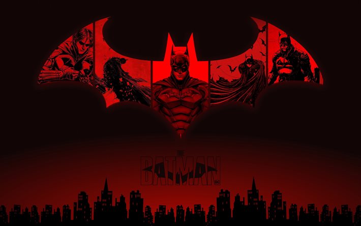 4k, o batman, admirador de arte, 2023 filmes, super heróis, homem morcego, criativo, poster
