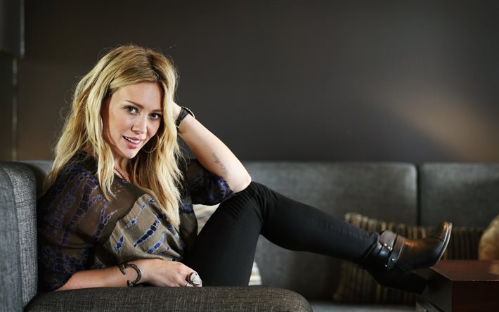 Hilary Duff, l'actrice, la beauté, les filles, blonde