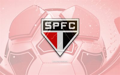 साओ पाउलो एफसी चमकदार लोगो, 4k, लाल फुटबॉल पृष्ठभूमि, ब्राजील सीरी ए, फ़ुटबॉल, ब्राजीलियाई फुटबॉल क्लब, साओ पाउलो एफसी 3डी लोगो, साओ पाउलो एफसी प्रतीक, साओ पाउलो एफसी, खेल लोगो, साओ पाउलो एफसी लोगो, साओ पाउलो