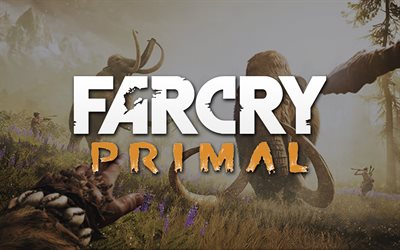 far cry primal, spel 2016, affisch, logotyp