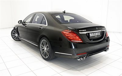 Mercedes-Benz, S-сlasse, Brabus, B50, Hybrid, W222, tuning, black Mercedes