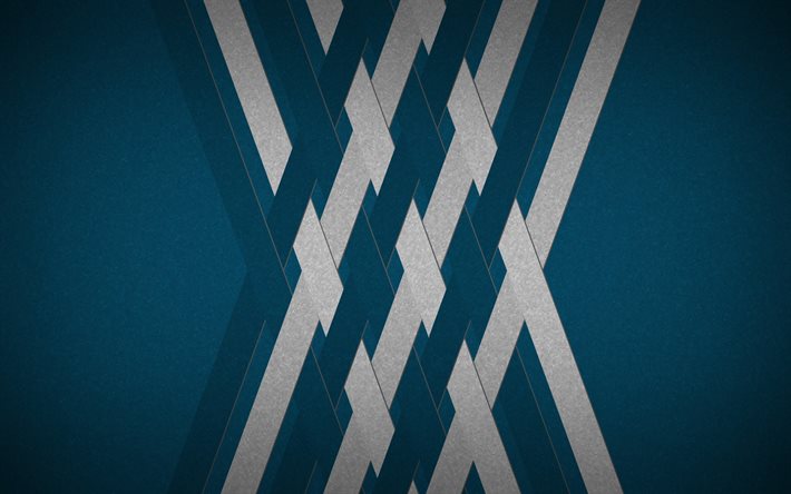 Blue grunge background, white lines, retro, cross