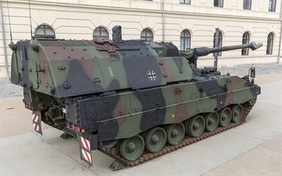 Self-propelled artillery installation, PzH 2000, Panzerhaubitze 2000, Germany, German army, artillery, Armored howitzer