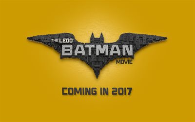 the lego batman, logotyp, 2017, komedi, animation