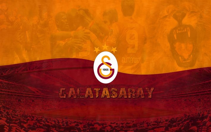 galatasaray sk, logo, football club, fc galatasaray, türk telekom arena