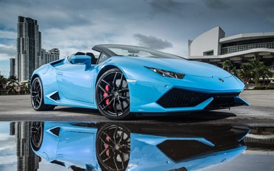 Anche Spyder, Lamborghini, LP610-4, macchine sportive, blu watch free