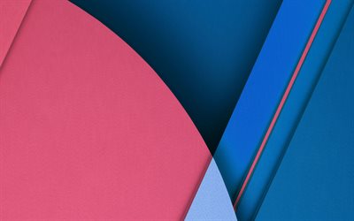 líneas, geometría, Android 5, rayas, Lollipop