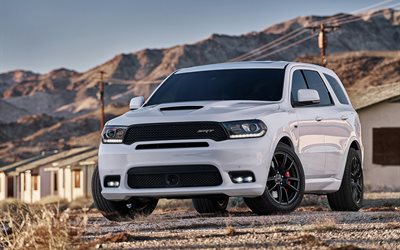 Dodge Durango SRT, 2018 autos, SUVs, carretera, Dodge