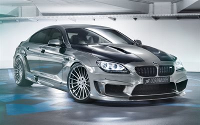 Hamann MIRR6R, tuning, 2016, BMW M6 Gran Coupé, parcheggio, parcheggio gratuito, grigio BMW
