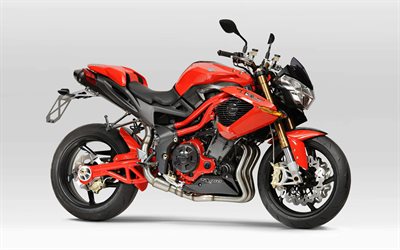 Benelli R160, motos sportives, superbikes, orange R160, motos Benelli