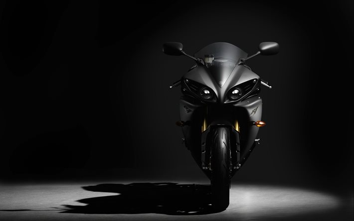 Yamaha YZF-R1, la oscuridad de 2017, bicicletas, motos deportivas, superbikes, Yamaha