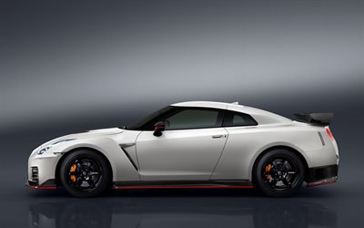 Nissan GT-R, Nismo, Side view, sports car, tuning, Nissan