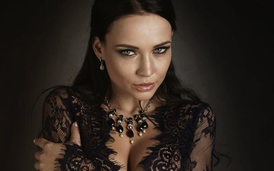Angelina Petrova, photomodels, bak, güzellik, esmer