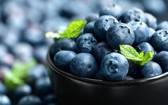blueberries, berries, blue berries