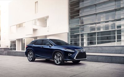 crossovers, 2016, Lexus RX, 450H, stained glass, blue Lexus