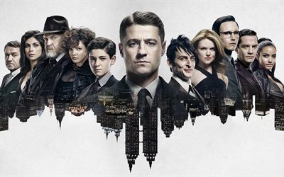 Gotham, la Série TV, Ben McKenzie, James Gordon, Jada Pinkett Smith, Donal Logue, Camren Bicondova