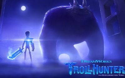 caçadores de trolls, 2016, personagens, 5k, animação