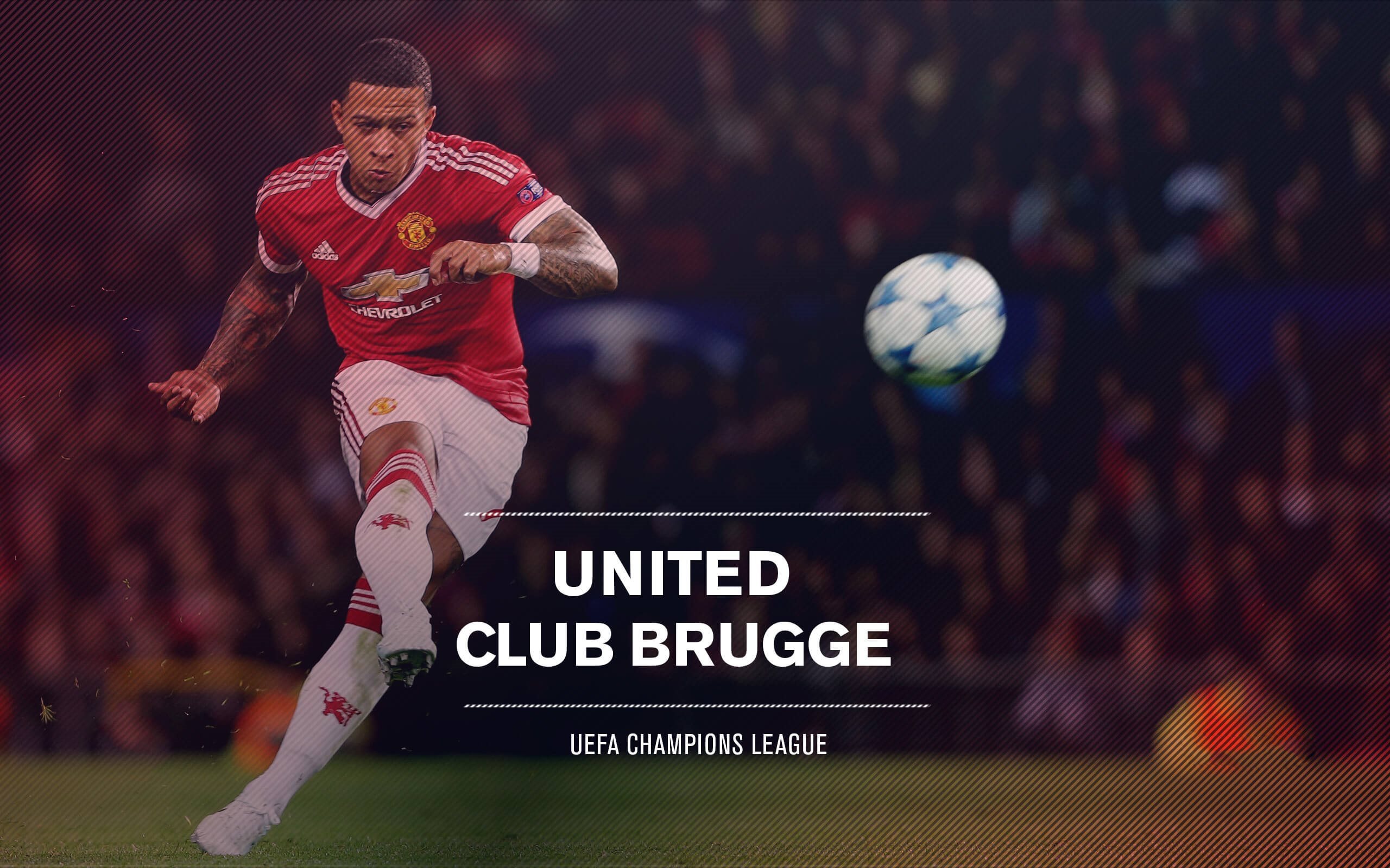 Download Wallpapers Memphis Depay Midfielder 2015 Manchester United Against Club Brugge Uefa Uefa Champions League Champions League For Desktop With Resolution 2560x1600 High Quality Hd Pictures Wallpapers