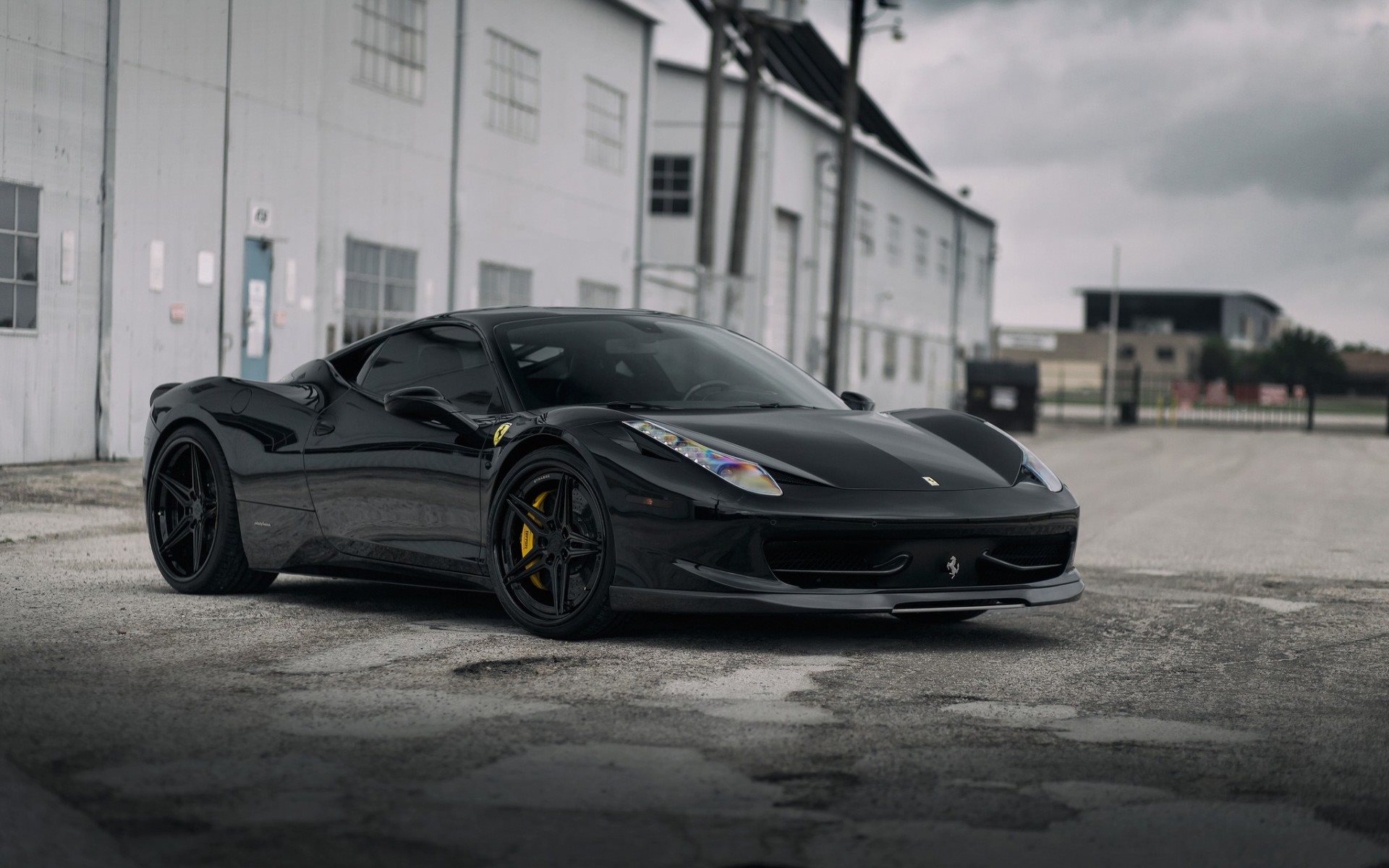 Indir duvar kağıdı Ferrari 458 Italia, 12 Tekerlek, Siyah Ferrari