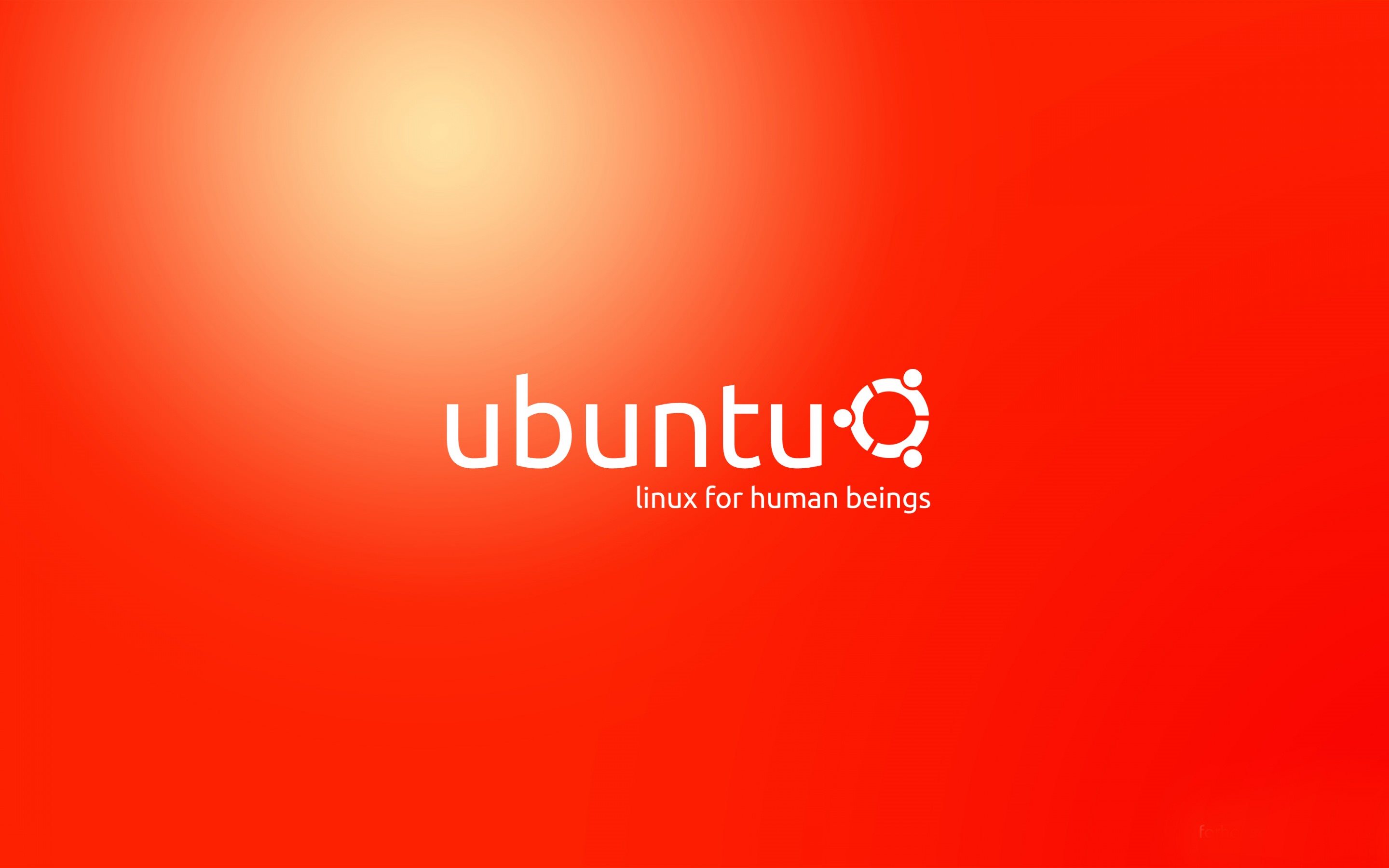 ダウンロード画像 Ubuntu Linux オレンジ色の背景 Ubuntuロゴ 画面の解像度 x1800 壁紙デスクトップ上
