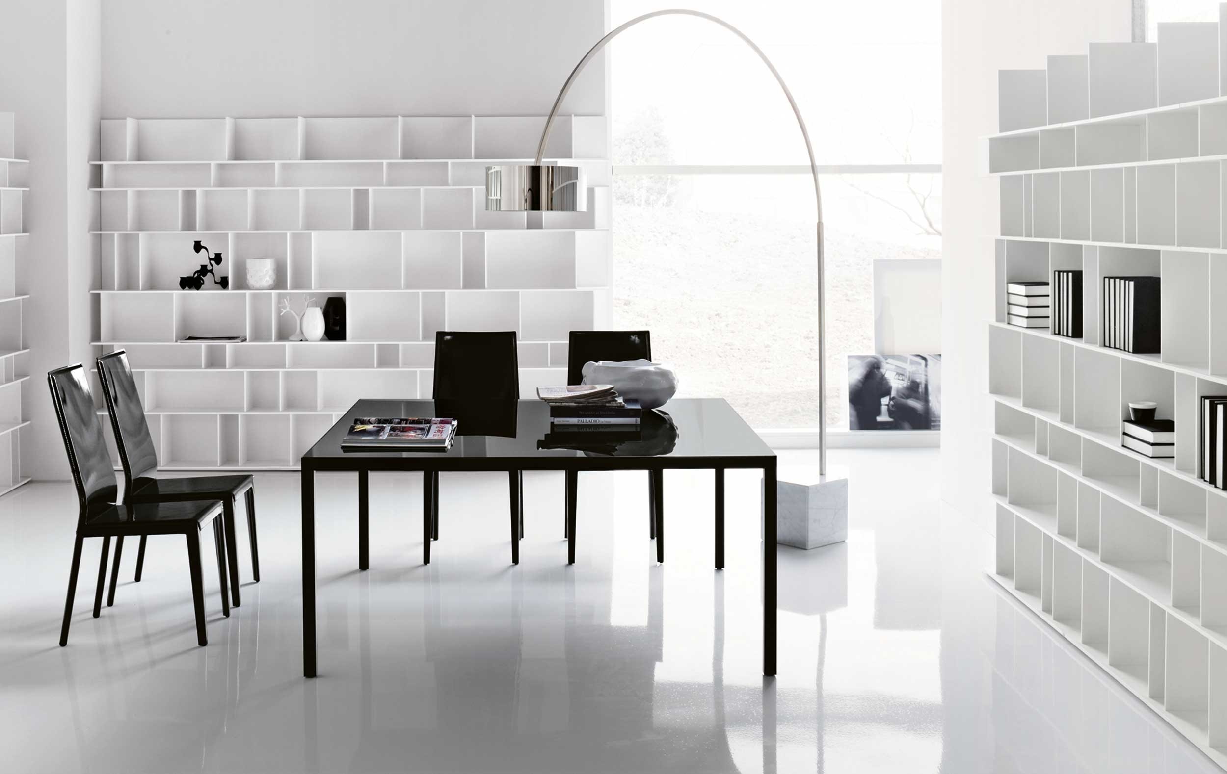 Download Wallpapers Office Desk Modern Chairs Lamp For Desktop