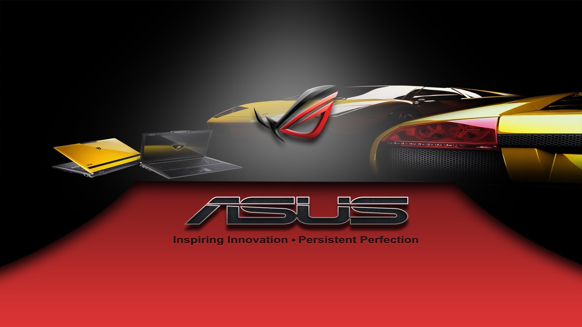 ダウンロード画像 赤didis 技術 Asus 黒 刺激的な革新 ノート 画面の解像度 19x1080 壁紙デスクトップ上