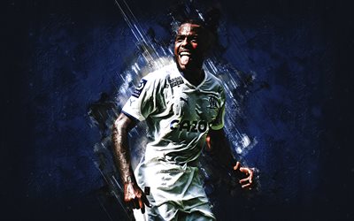 Nuno Tavares, Olympique de Marseille, Portuguese footballer, defender, portrait, red stone background, Ligue 1, France, Nuno Albertino Varela Tavares