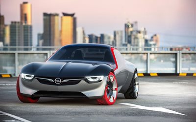 supercar, concetti, 2016, Opel GT Concept