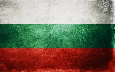 flagge von bulgarien, bulgarische flagge, bulgarien, an der wand, flaggen der welt
