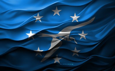 4k, bandera de corpus christi, texas, ciudades estadounidenses, bandera 3d corpus christi, eeuu, textura 3d, día de corpus christi, símbolos nacionales estadounidenses, arte 3d, corpus cristi