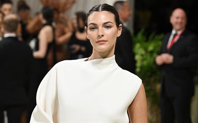4k, vittoria ceretti, robe blanche, elle photoshoot, beauté, modèles italiens, célébrité italienne, femme brune, vittoria ceretti photoshoot