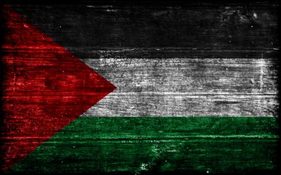 palestina träflagga, 4k, träregra flaggor, asiatiska länder, palestin, palestinas dag, asien, palestinsk flagga, palestina, palestinska nationella symboler, palestinflagga