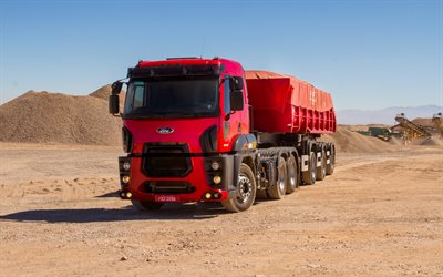 ford cargo 2842 6x2, 4k, cava, camion 2015, lkw, dump trucks, trasporto di carico, 2015 ford cargo 2842, camion americani, ford cargo