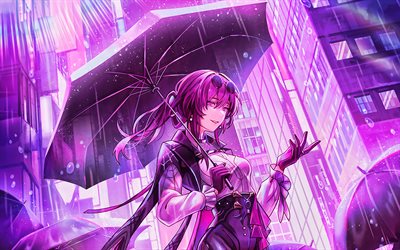 ब्लेड, बारिश, होनकाई स्टार रेल, छाता, एनीमे के पात्र, मंगा, कलाकृति, होनकाई स्टार रेल पात्र, ब्लेड होनकाई स्टार रेल