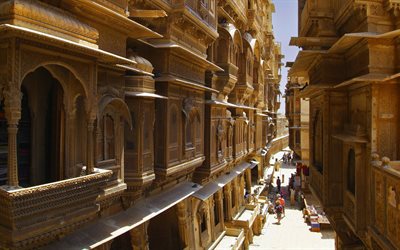 jaisalmer, 라자스탄, 위대한 인도의 사막의, 인도