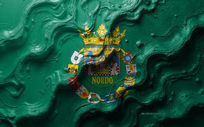 bandera de valencia, 4k, textura de onda de piedra, bandera de valencia 3d, españa, banderas de provincias de españa, valencia