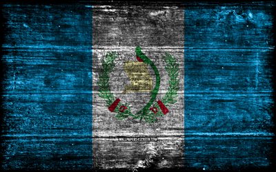 guatemala  holzflagge, 4k, holzgrunge  flaggen, nordamerikanische länder, flagge von guatemala, tag von guatemala, nordamerika, guatemaltekische flagge, guatemala, guatemaltekische nationale symbole, guatemala  flagge