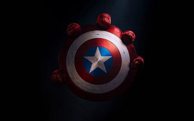 capitán américa brave new world, 4k, póster, película de 2025, fan art, superhéroes, logotipo del capitán américa, capitán américa