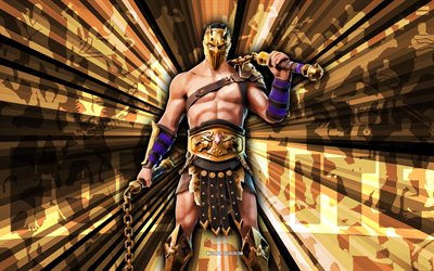 4k, amenaza de máscara, fondo de rayos dorados, máscara de amenaza para la piel, máscara amenaza fortnite, arte abstracto, piel de amenaza de máscara fortnite, personajes fortnite, fortnite, arte creativo