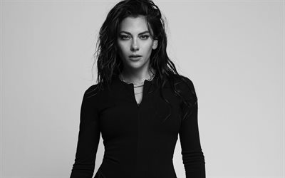 انبار لافي, ممثلة أمريكية, إلتقاط صورة, أحادية اللون, هوليوود, الممثلة الإسرائيلية, فستان أسود, جلسة تصوير إنبار لافي