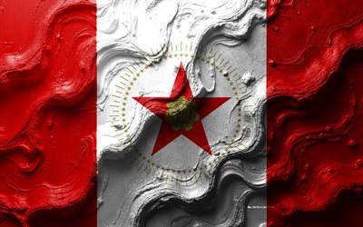 bandera de birmingham, 4k, textura de onda de piedra, banderas de ciudades americanas, bandera de birmingham 3d, eeuu, bandera de la ciudad de birmingham, bandera de la ciudad de chicago, birmingham, alabama